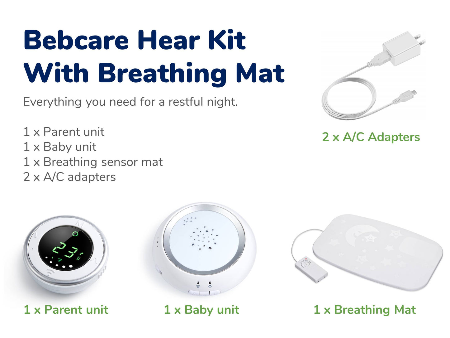 BEBCARE HEAR - DIGITAL AUDIO BABY MONITOR