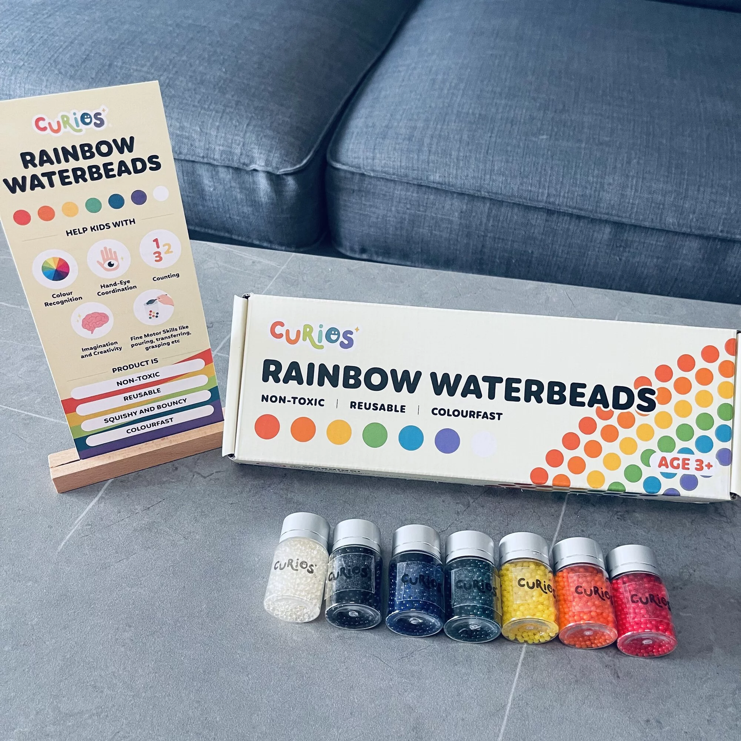 Curios - Rainbow Waterbeads