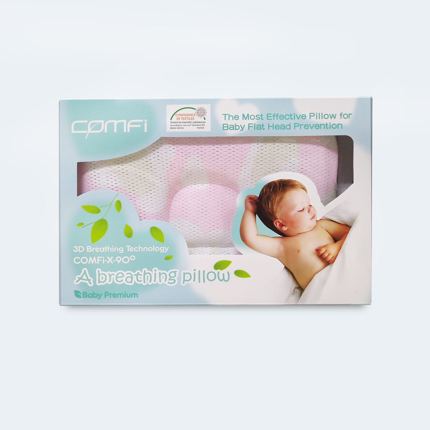 COMFi BBP02 - 3D X-90º Baby Breathing Pillow (0-18 months))