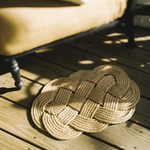 Load image into Gallery viewer, Jute Oval Rug
