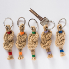 Load image into Gallery viewer, Jute Keychain

