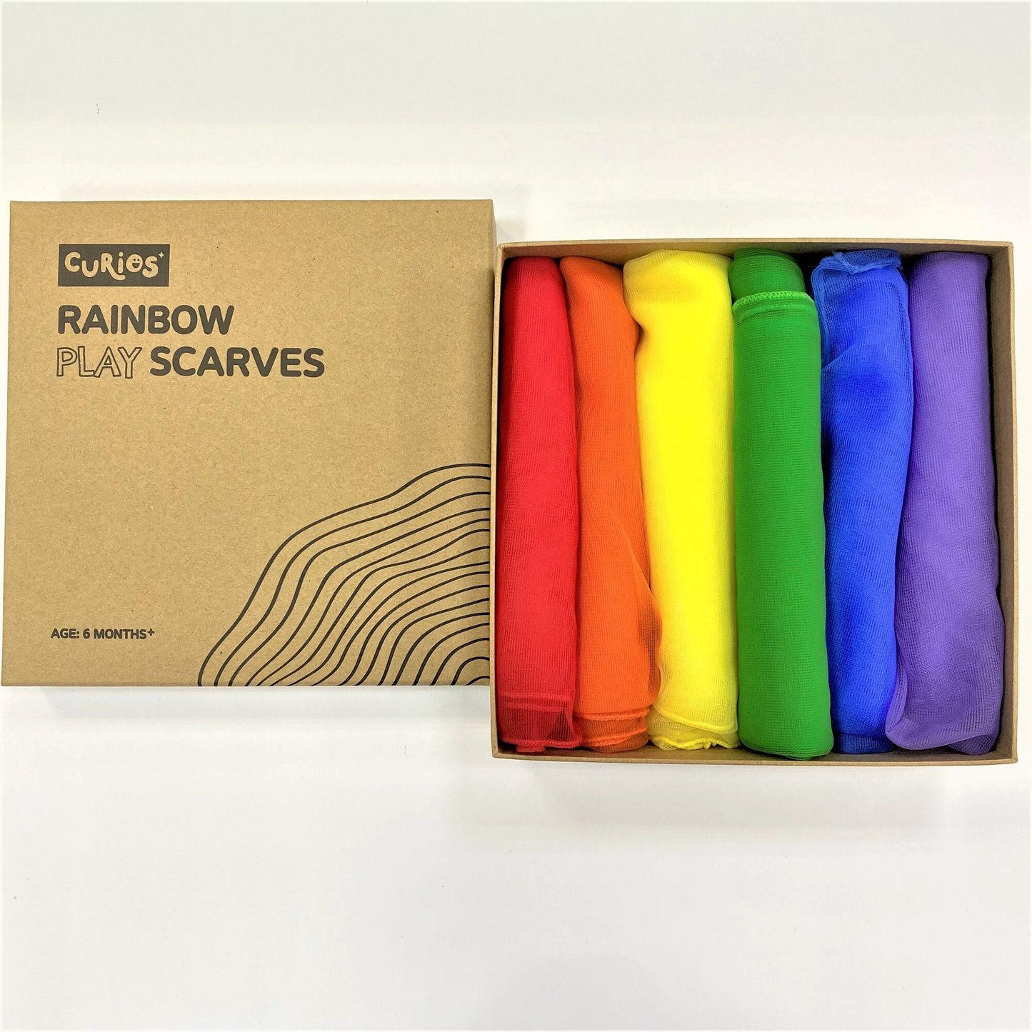 Curios - Rainbow Play Scarves